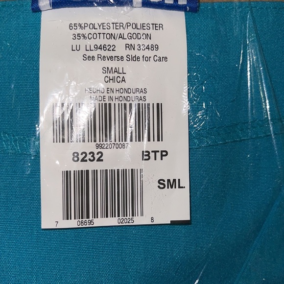 Landau 8232 Women's Snap Front Top - Picture 7 of 8